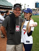 Lauren Conrad at the LA Dodgers