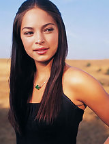 Kristin Kreuk exposes her sweet ass in red lingerie in these pics