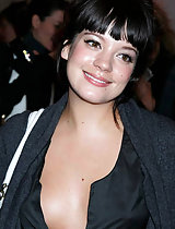 Lily Allen diving in the lake topless in these pics
