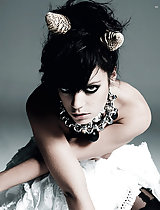Lily Allen posing topless in this month's issue of Harper's Bazaar Russia