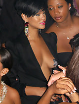 Rihanna's alleged leaked photos of her taking a pic of her naked body in this gallery